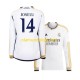 Camisola Real Madrid JOSELU 14 Homem Equipamento Primeiro 2023-2024 Manga Comprida